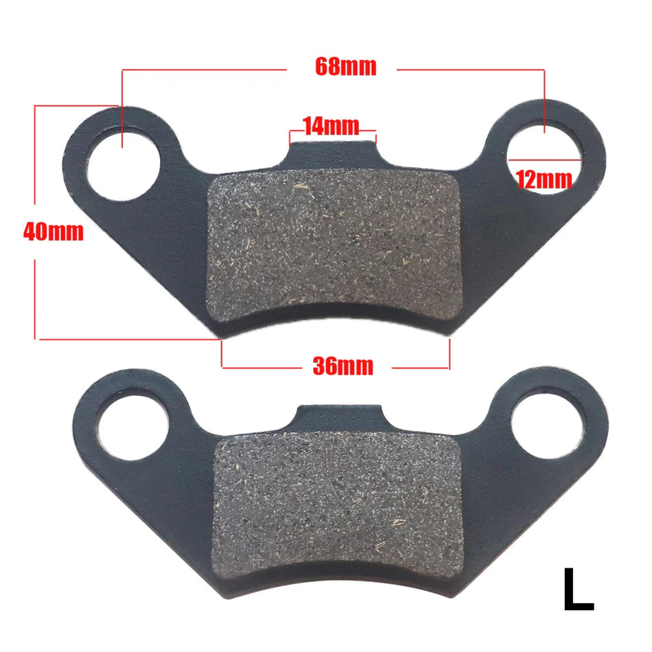   18-Type Hydraulic Brake Pads Set for Chinese Gas Bikes, Dirt Bikes, Taotao, Razor, T-Pro, Viper, Honda, Surron, Tektro, TRP & More