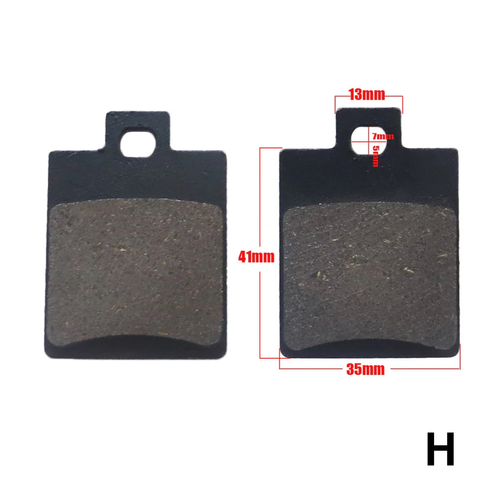   18-Type Hydraulic Brake Pads Set for Chinese Gas Bikes, Dirt Bikes, Taotao, Razor, T-Pro, Viper, Honda, Surron, Tektro, TRP & More