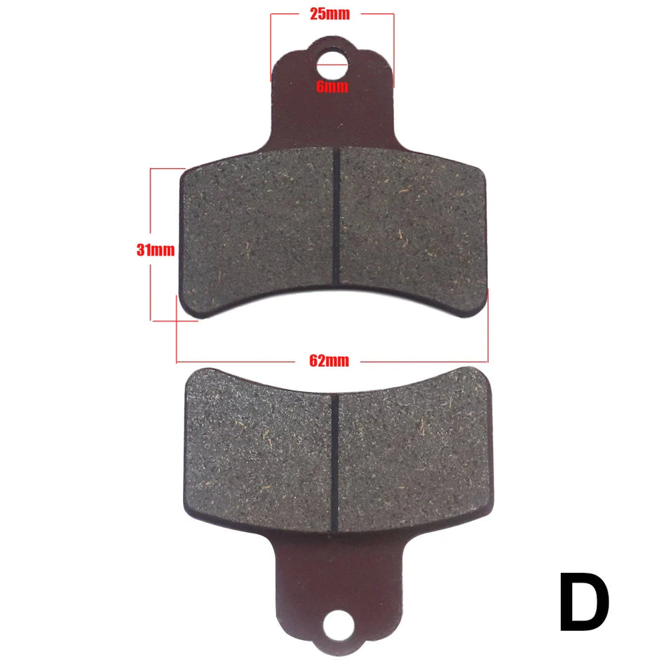   18-Type Hydraulic Brake Pads Set for Chinese Gas Bikes, Dirt Bikes, Taotao, Razor, T-Pro, Viper, Honda, Surron, Tektro, TRP & More
