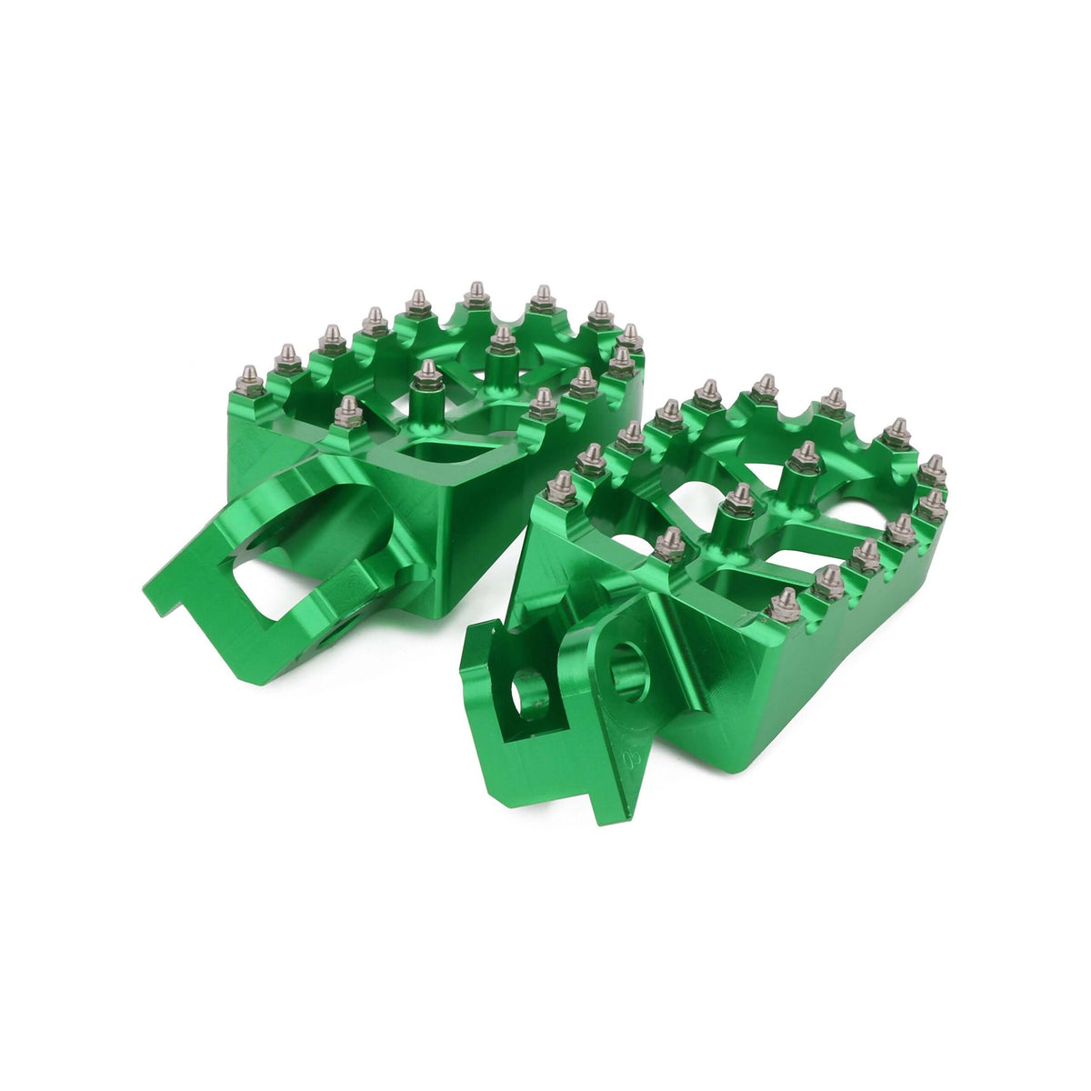 CNC aluminum dirt bike foot pegs for Kawasaki motocross bikes