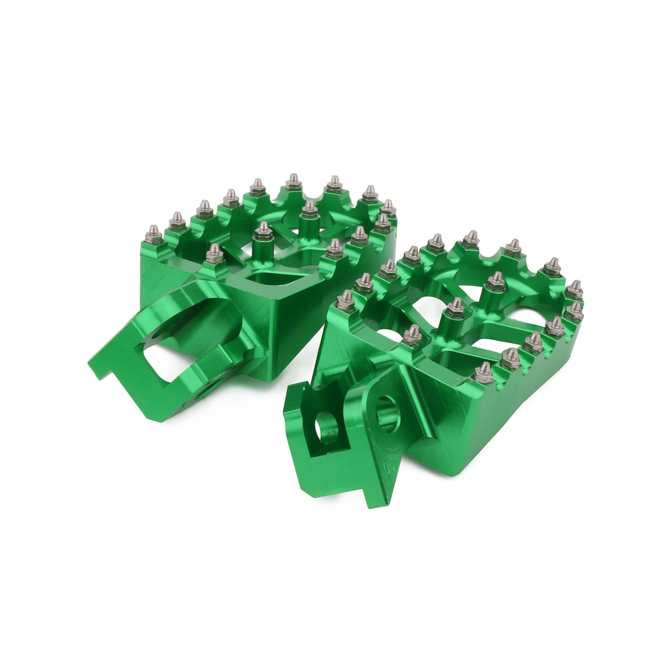 CNC aluminum dirt bike foot pegs for Kawasaki motocross bikes