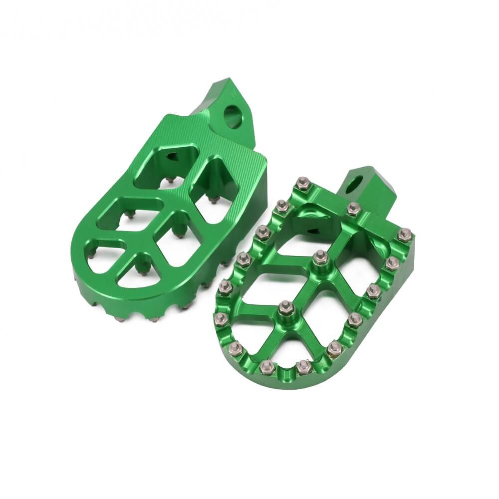 CNC aluminum dirt bike foot pegs for motocross performance