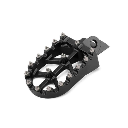 CNC machined aluminum dirt bike foot pegs high durability