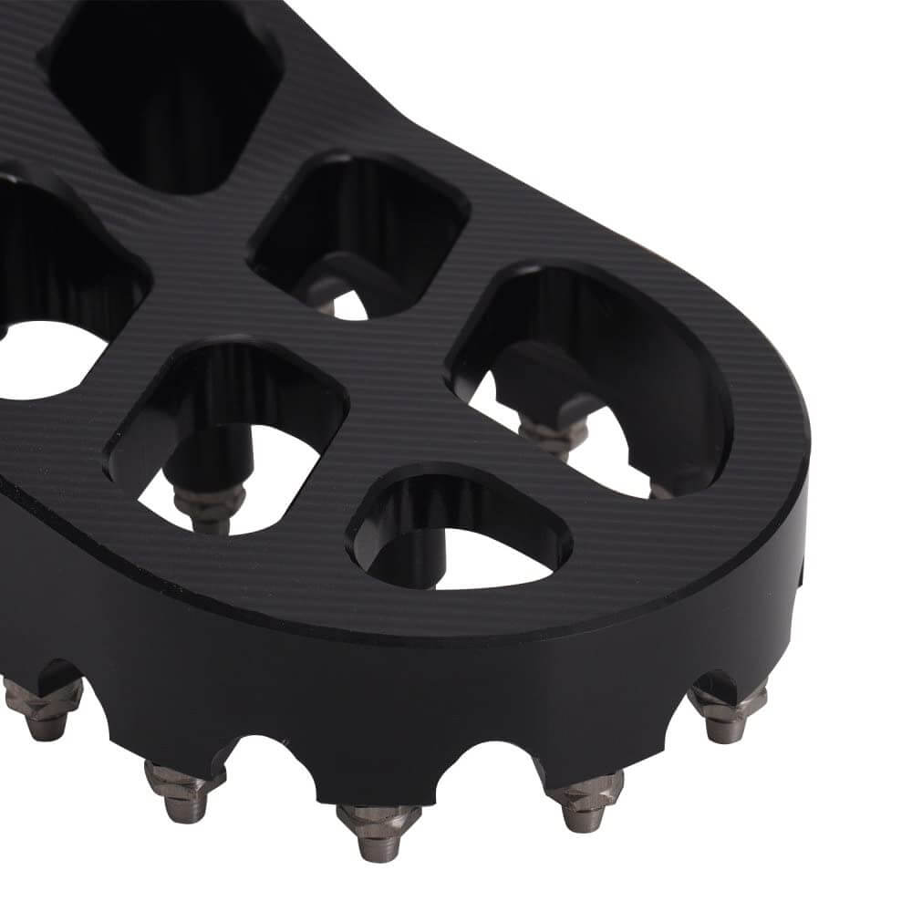 CNC machined motorcycle foot pegs for KX450F off road bikes