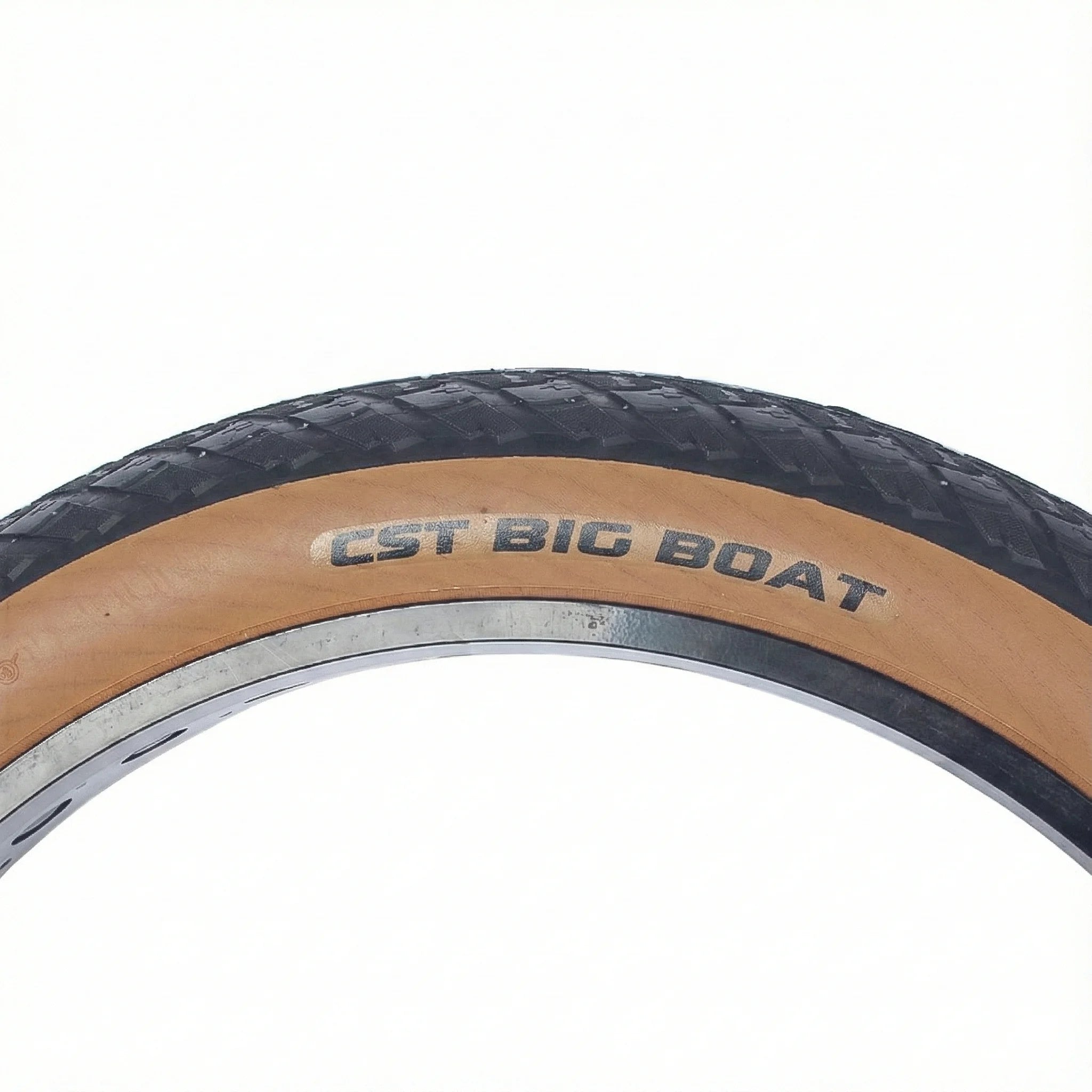 CST 26x4.0 brown sidewall fat bike tire