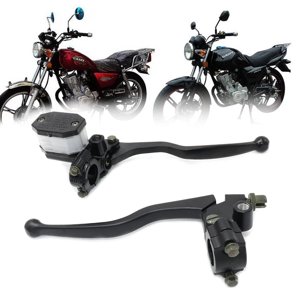 CVO GN125 motorcycle clutch lever brake master cylinder black