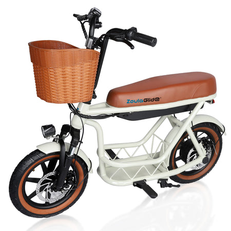   CX8 14x2.5" Mini Electric Bike - Compact Foldable City E-Bike with 36V 350W Brushless Motor