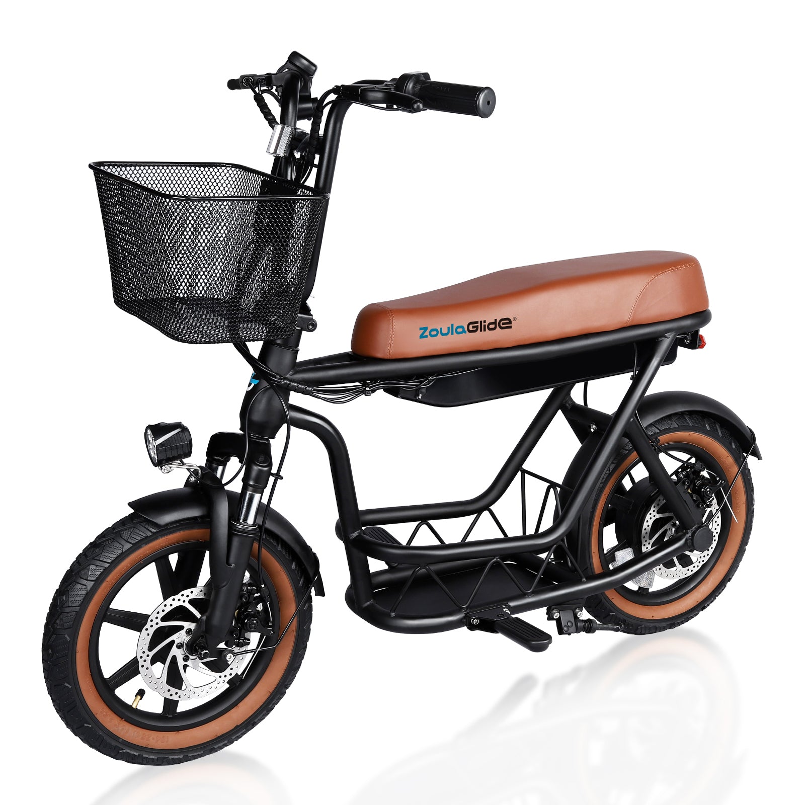   CX8 14x2.5" Mini Electric Bike - Compact Foldable City E-Bike with 36V 350W Brushless Motor