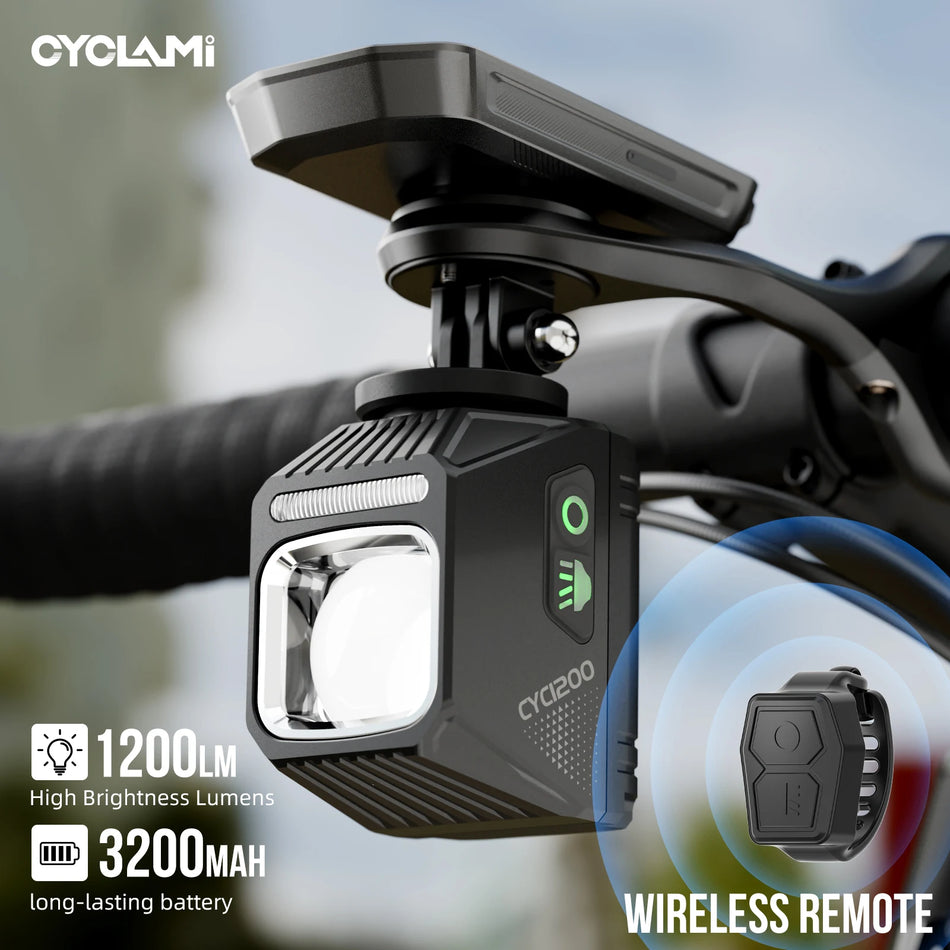 CYCLAMI bike headlight for MTB and road cycling