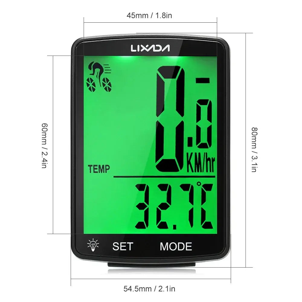 Cable-free wireless sensor and magnet kit for LIXADA bike computer