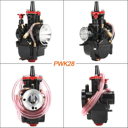 Carburetor with multiple jet sizes included