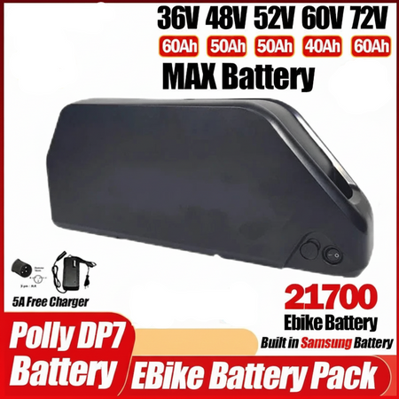 ChamRider Hailong Polly DP7 E-Bike Battery Front View