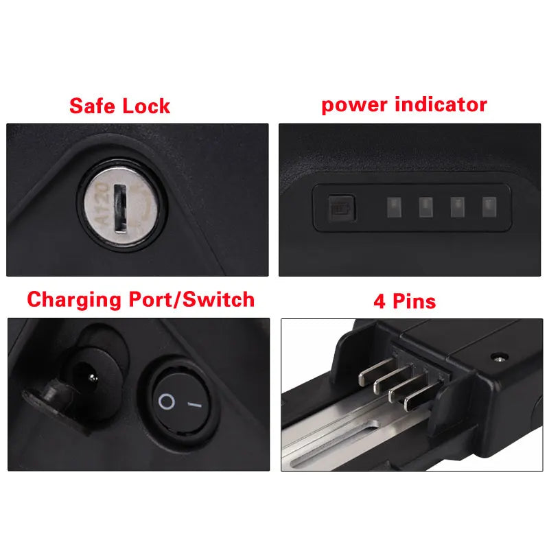 Chamrider battery case with sleek down tube design