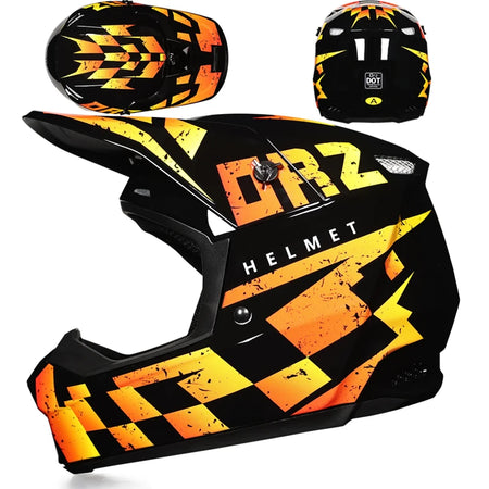 Children cross motorcycle safety helmet