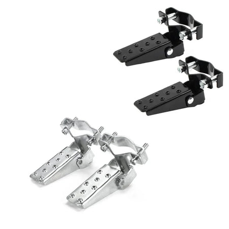 Chrome steel bike axle foot pegs universal fit 24-38mm