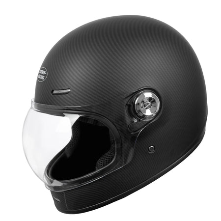 Classic retro motorcycle helmet with strong impact protection