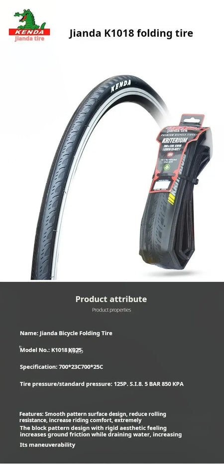   KENDA KRITERIUM (K1018) Road Bicycle Tire - 700x23c & 700x25c