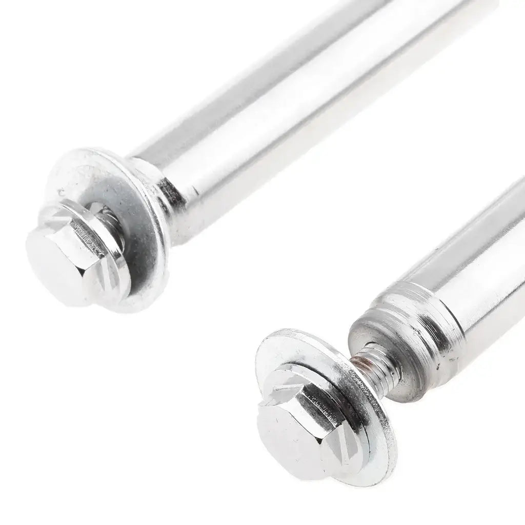 Close-up of Black Front Fork Shocks for Yamaha 50cc Pocket Bike