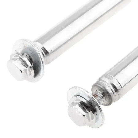Close-up of Black Front Fork Shocks for Yamaha 50cc Pocket Bike