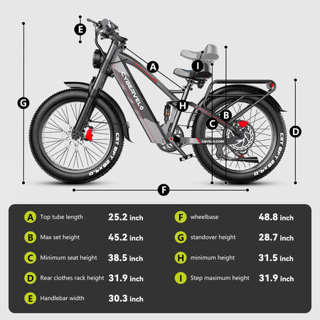 Close-up of the powerful hydraulic disc brakes on the front and rear wheels