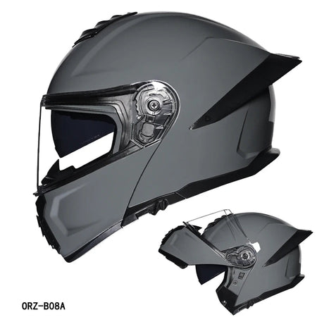 Comfortable long ride flip up helmet