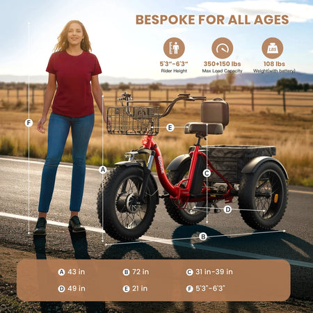 Comfortable padded seat and backrest of the QRONGE e-bike.