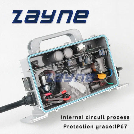 Waterproof Onboard Battery Charger 24V-72V for Golf Cart & Marine AGM Lead-Acid internal circuit process