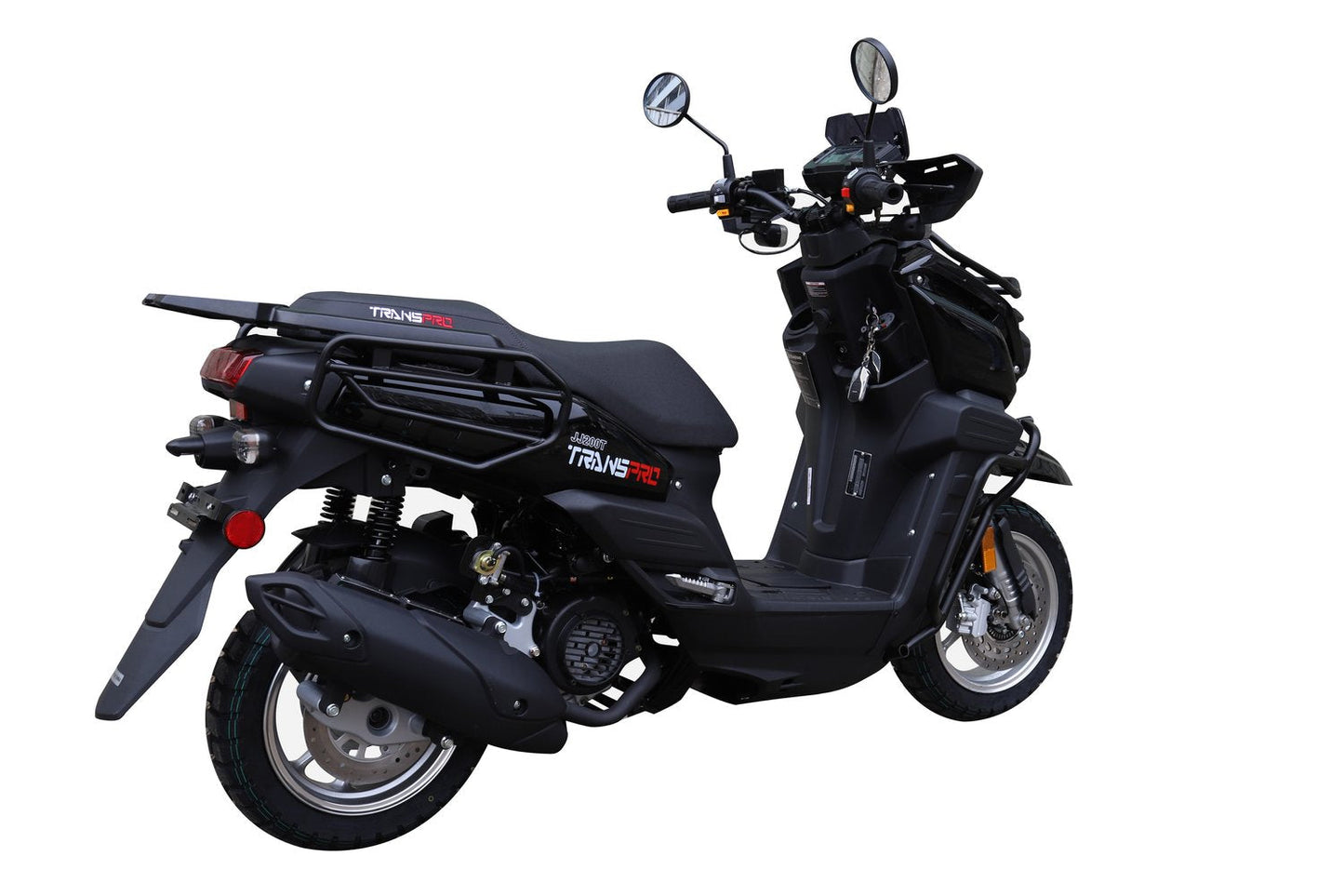 JJ200T-5 Powerful 200cc Automatic Gas Tank Bike for Delivery & Urban Commute