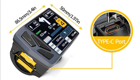 Compatible bafang motor display for M510 M600 M820 series