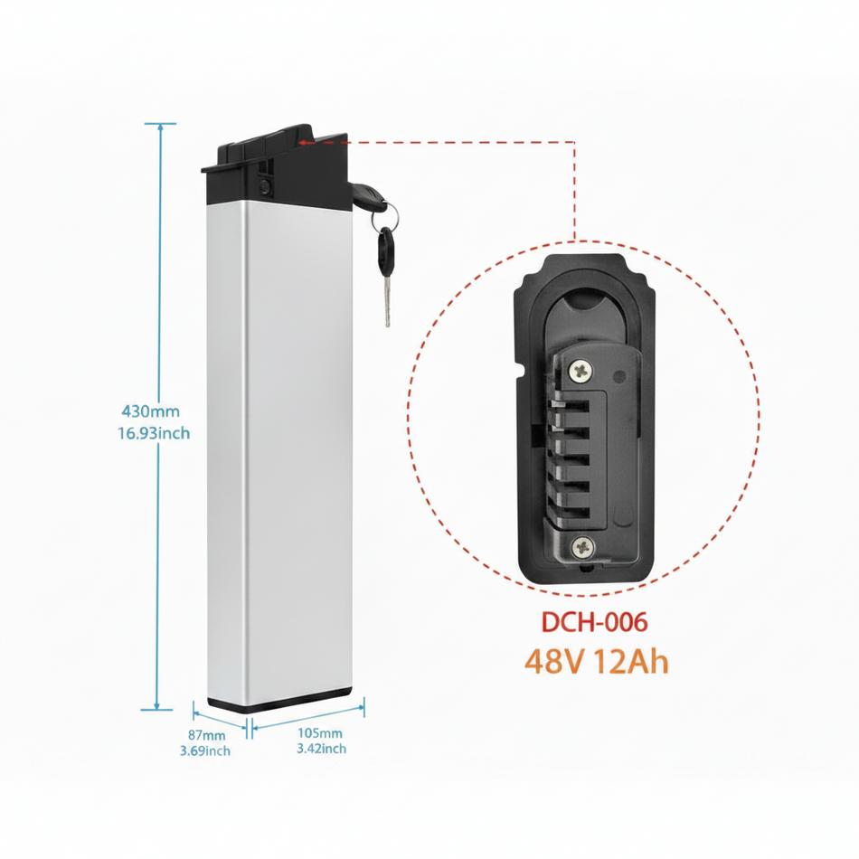 Lectric XP Step-Thru 1.0 / 2.0 Replacement Battery (48V 14Ah/10.4Ah)