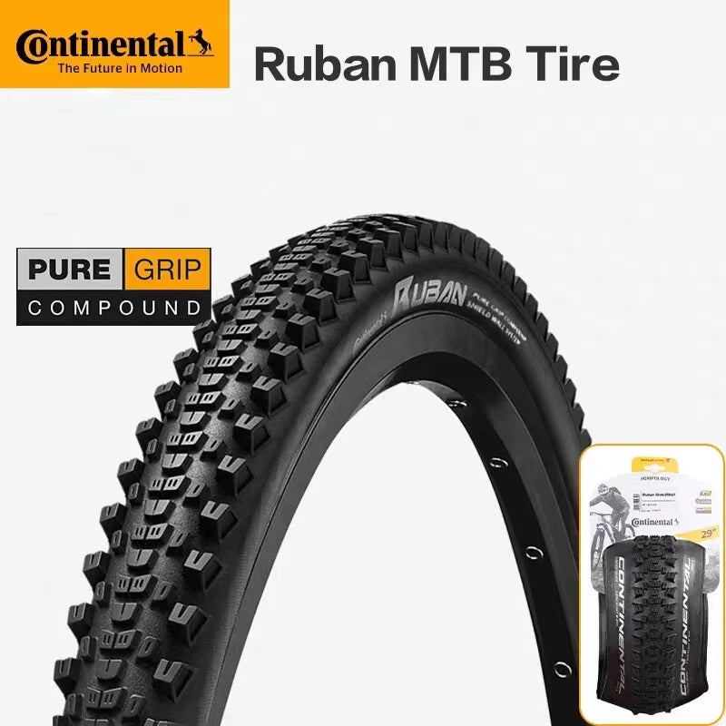 Continental Ruban MTB tire 27.5 inch foldable tread pattern