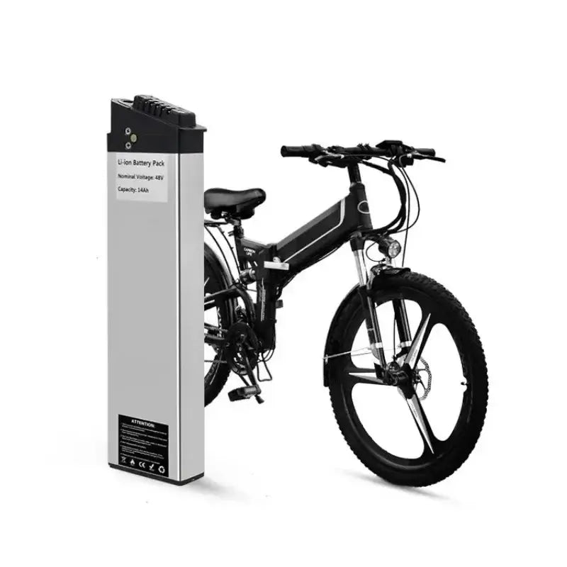 DCH-003/006/009 E-Bike Battery 36V 48V 52V (10Ah-17Ah) 350W-1000W with foldable electric bike.