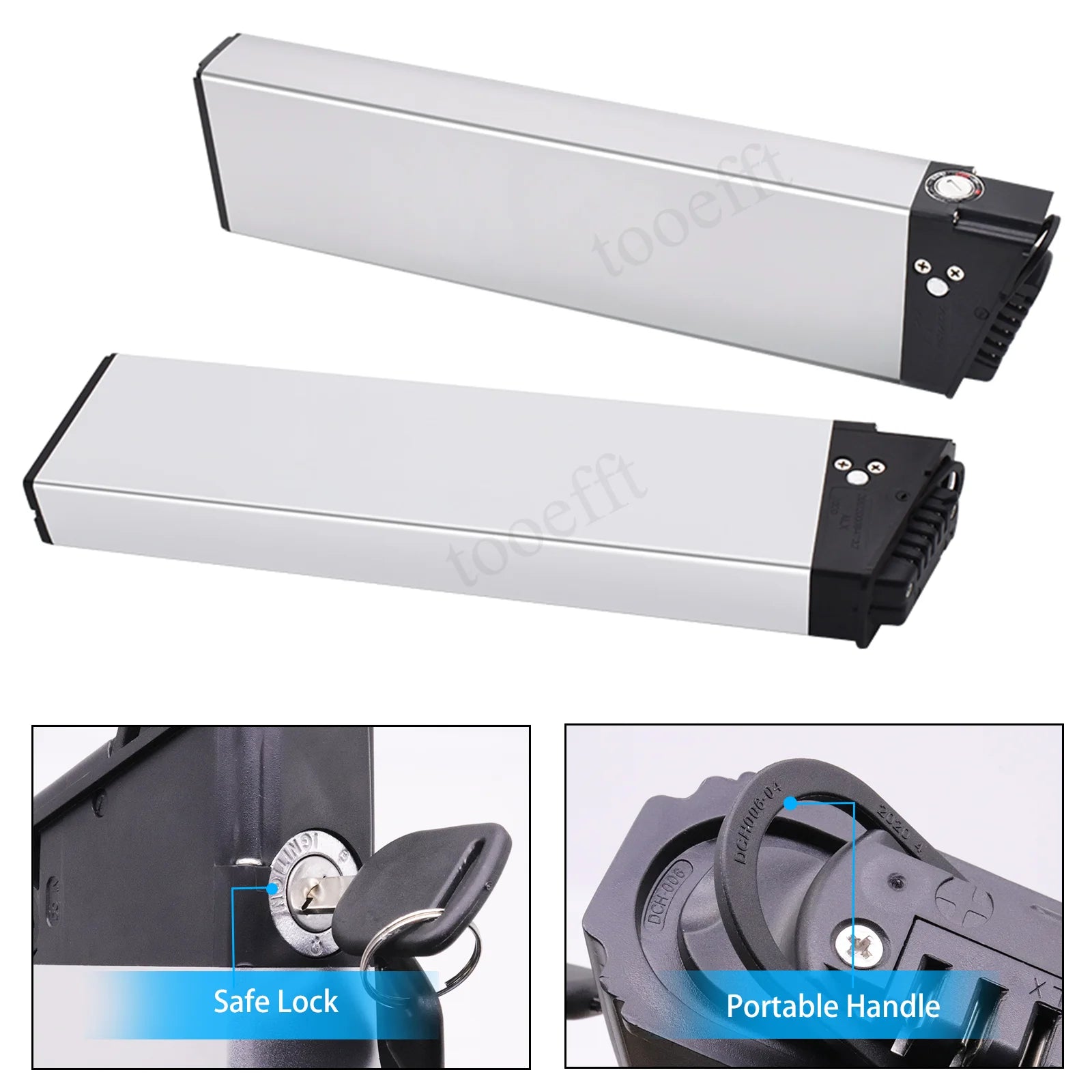 DCH-006 48V folding electric bicycle battery compatible with Samebike and Jinghma e-bikes