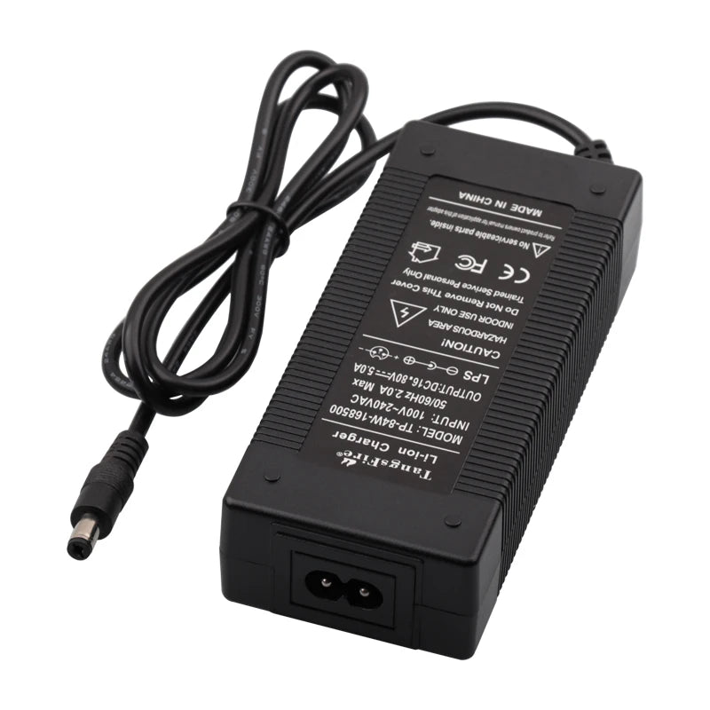 DC connector of 16.8V fast battery charger