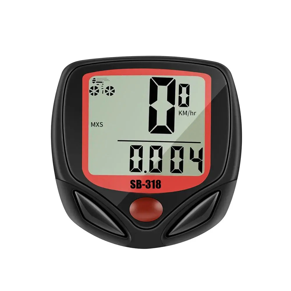 DOMEN wired cycle meter with large easy-to-read digital screen