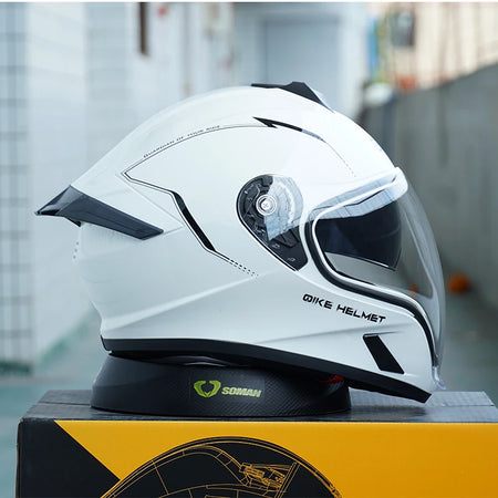 DOT approved riding helmet ensuring certified safety for daily and highway riding