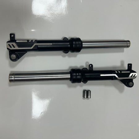 Dual-Mount Front Shock Absorber with Drum Brake Support