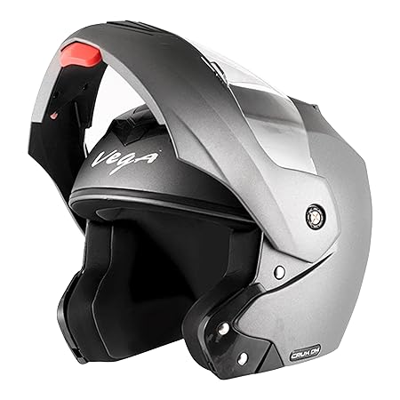 Helmet for Riders: Clear Visor for Both Men & Women Dull Anthracide