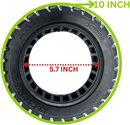 Durable 10 inch solid tire for electric scooter