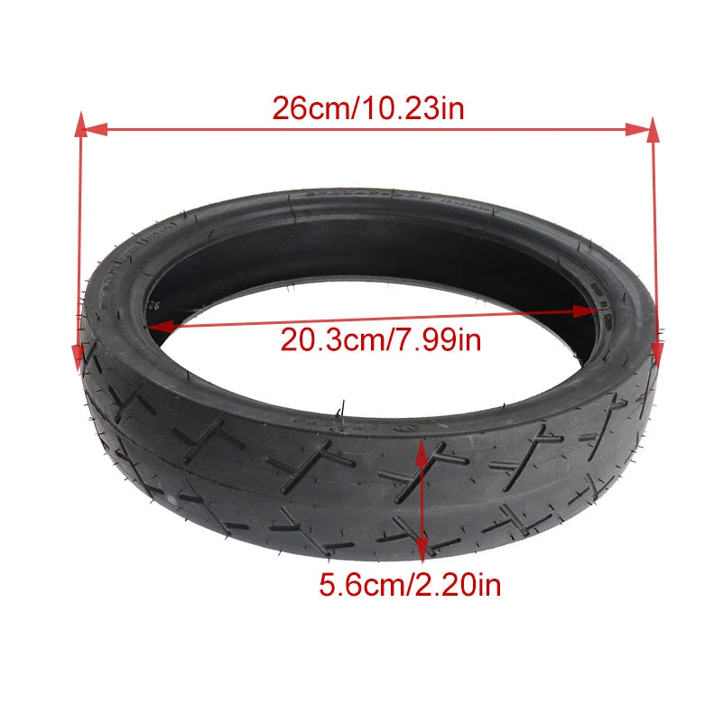 Durable 10 inch trolley tire 270x47-203 wearproof rubber