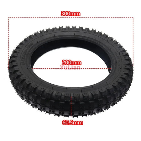 Durable 12 Inch Rubber Replacement Tire