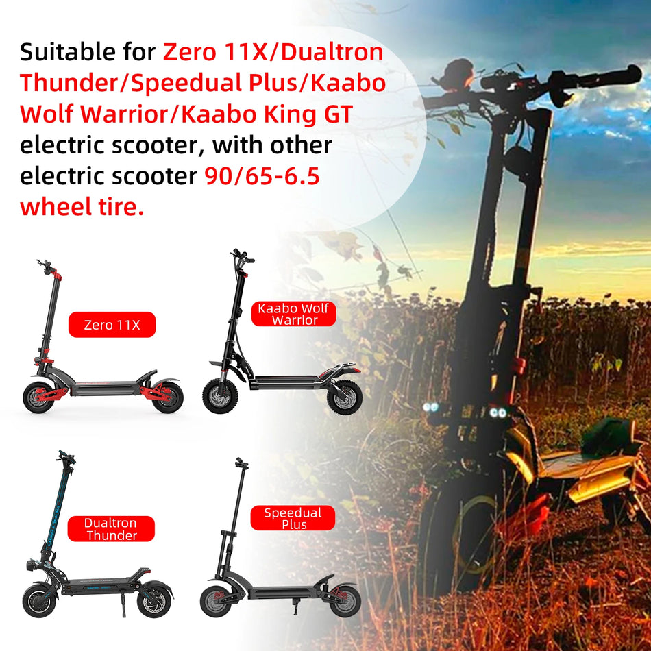 Durable 90/65-6.5 tubeless tire for Dualtron scooters