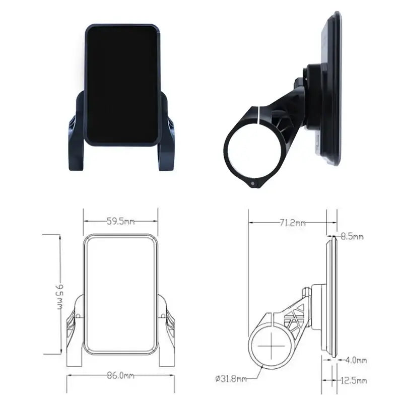 Durable ABS and acrylic casing of YOLIN YL81F intelligent dashboard
