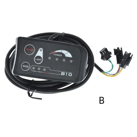 Durable ABS plastic control panel for electric bicycle handlebars