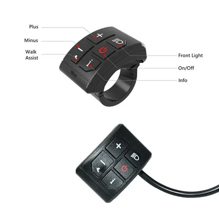 Durable ABS plastic housing of A51Q 808 colorful control panel