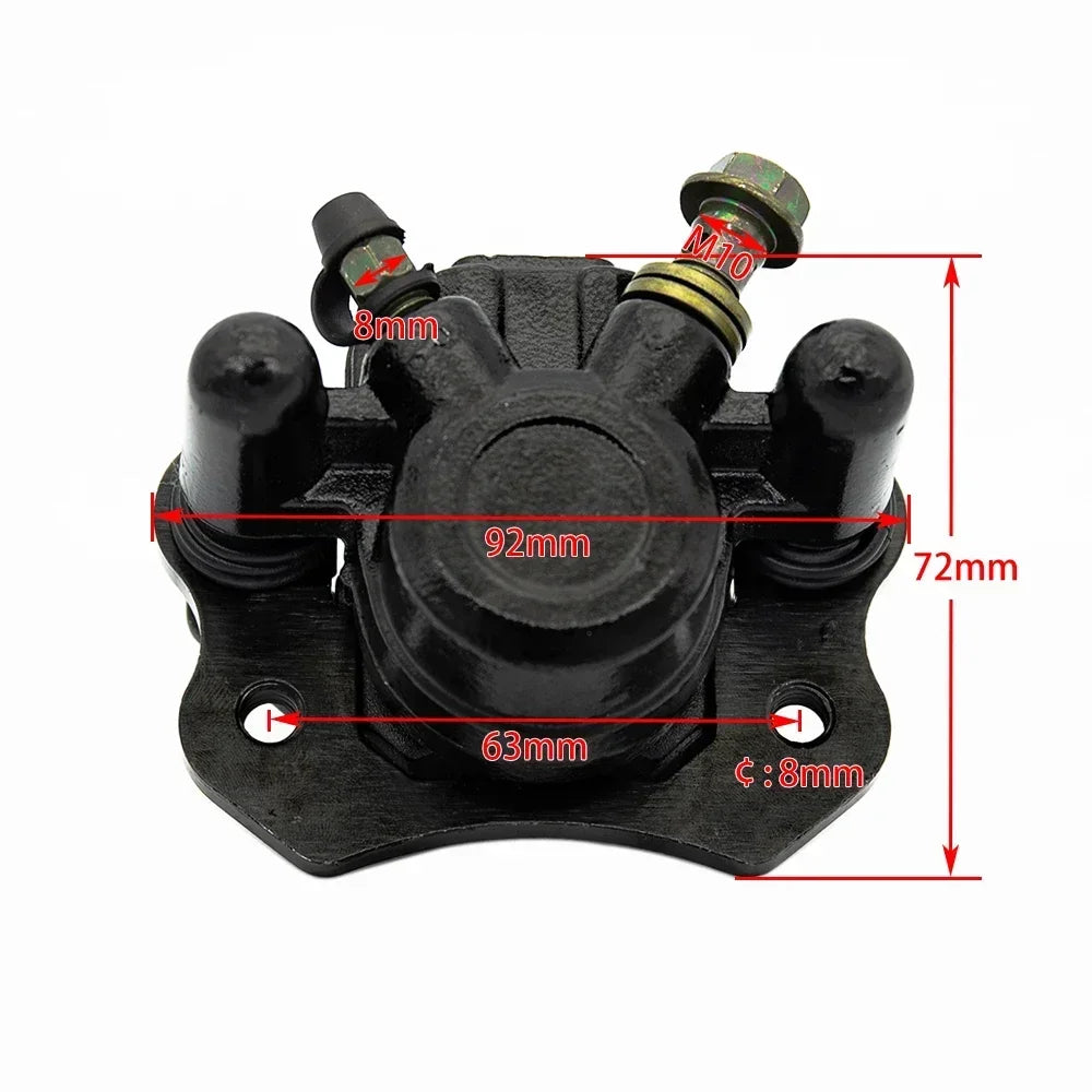 Durable ATV brake caliper clamp for off road riding
