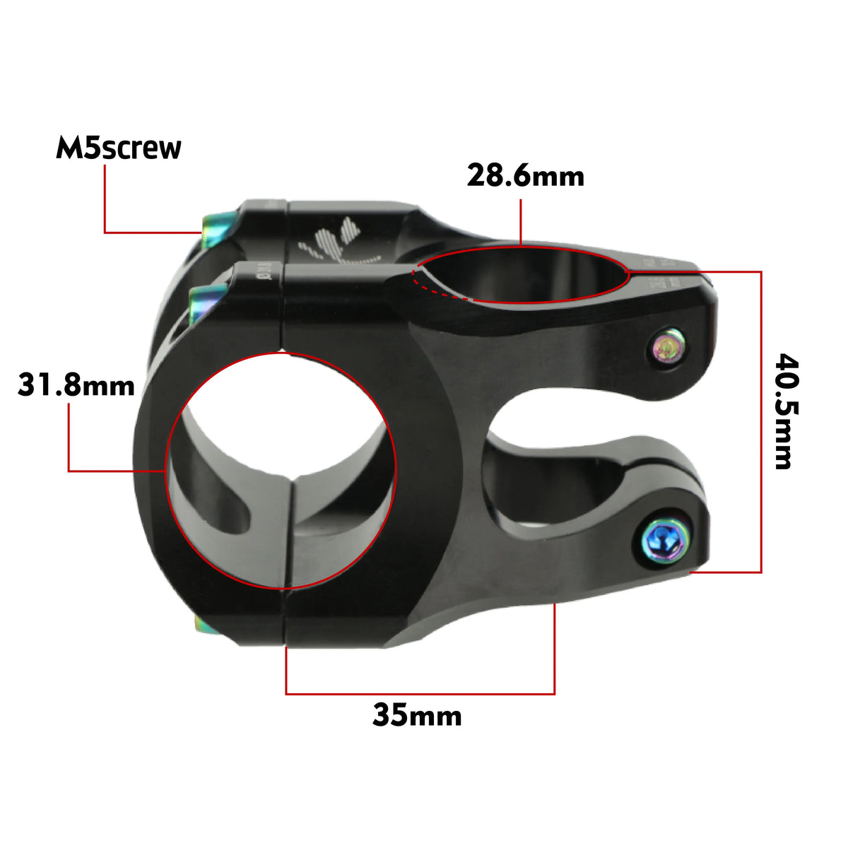 Durable Aluminum Alloy Bicycle Stem for Improved Control