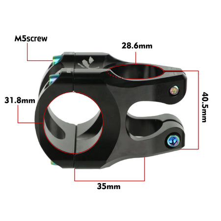 Durable Aluminum Alloy Bicycle Stem for Improved Control