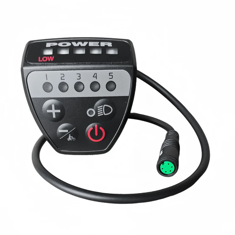 Durable LED display controller for electric bikes