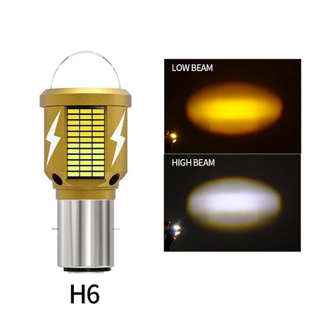 Durable LED motorcycle headlight bulb